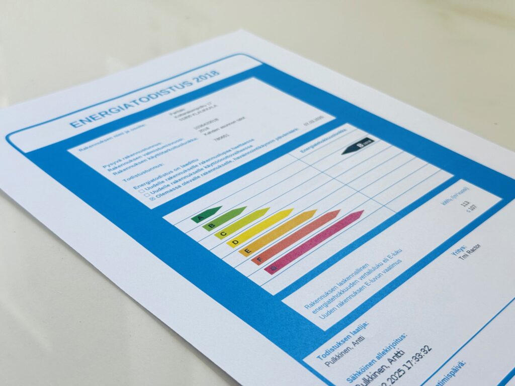 Miksi energiatodistuksessa lukee 2018?
